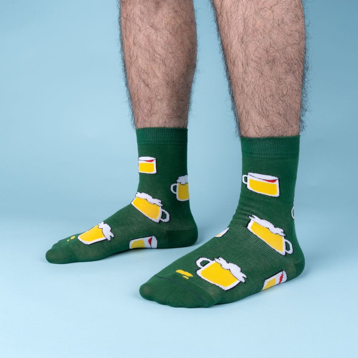 Chaussettes Bière vert bouteille, COUCOU SUZETTE