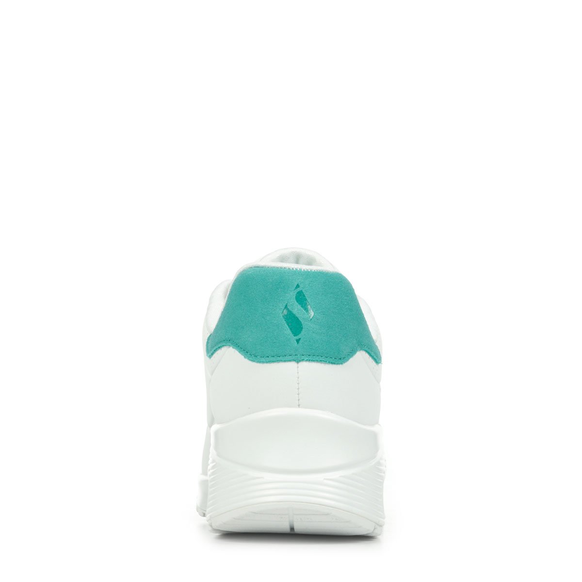 Basket à Lacets Pop Back white mint, SKECHERS