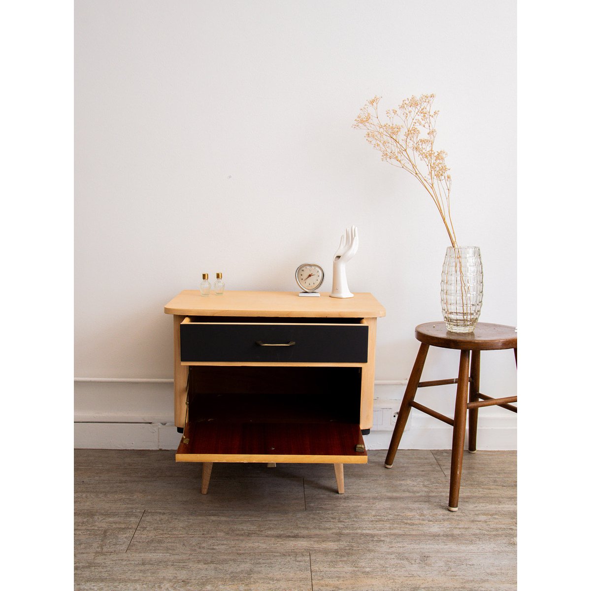 Table de chevet en bois Maïa N°116 - Bon état bois, DEBONGOUT