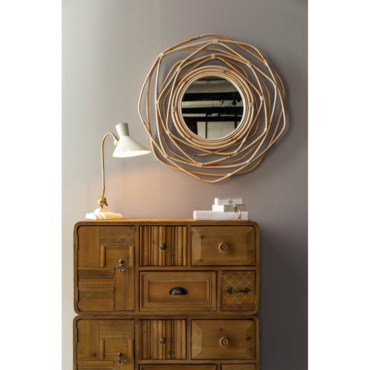 Lampe design en métal industriel, GAIA blanc, DUTCHBONE