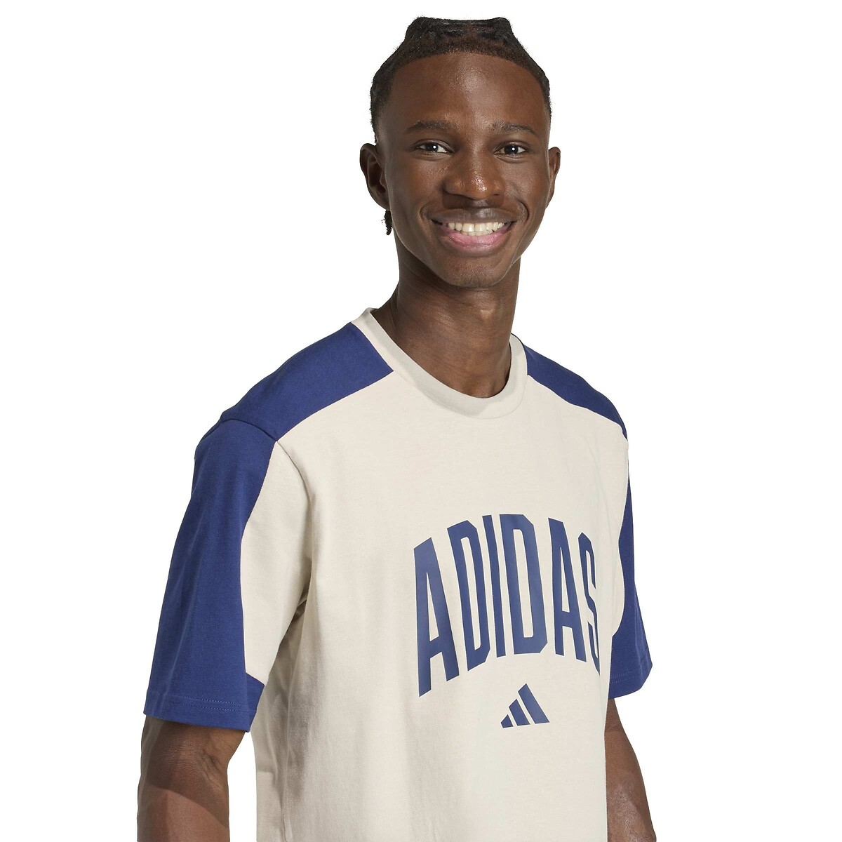 T-shirt manches courtes Collegiate SEASONALS gris/bleu foncé, ADIDAS SPORTSWEAR