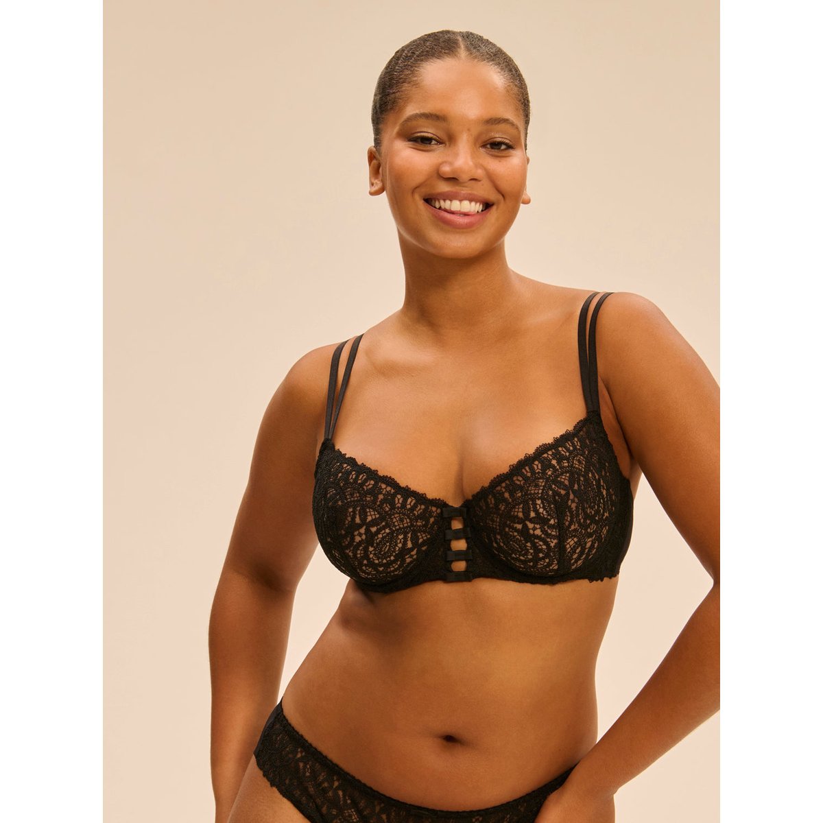 Soutien-gorge corbeille, SYMPHONIE noir, SIMONE PERELE