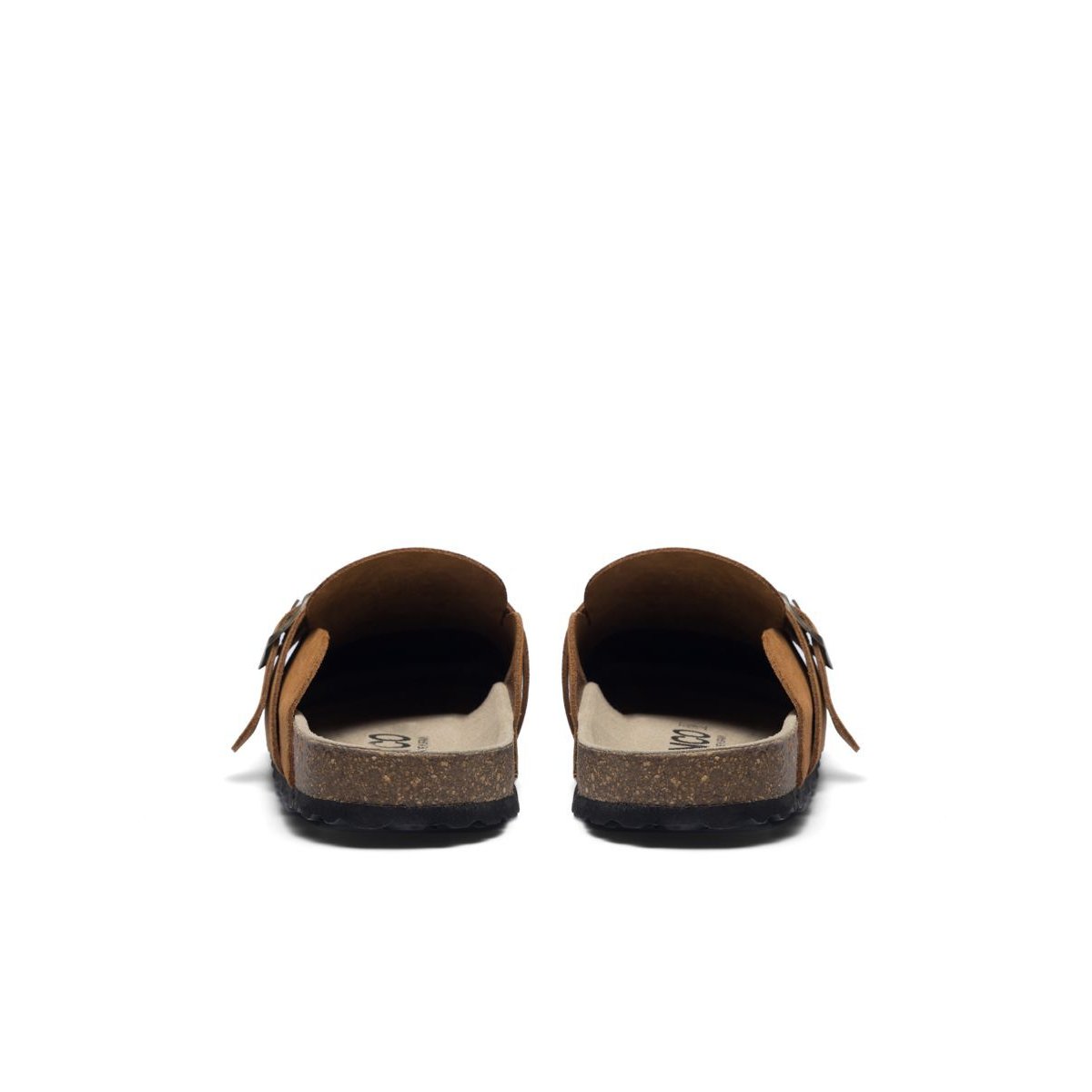 Mules Plates cognac, BIANCO