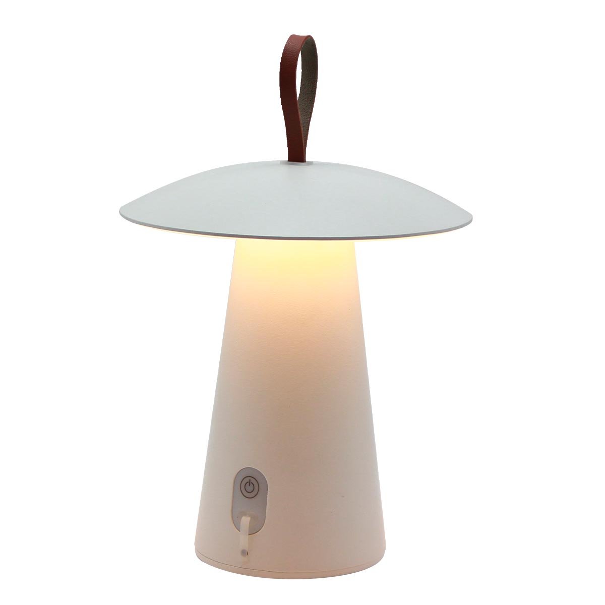 Lampe de table sans fil FUNGY blanc, LUMISKY