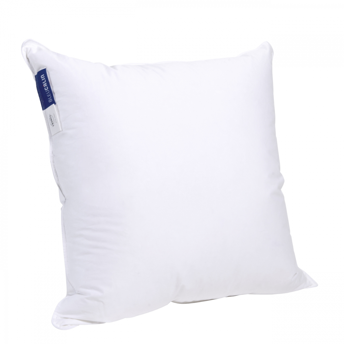 Oreiller moelleux naturel 90% DUVET DE CANARD blanc, BLEU CALIN