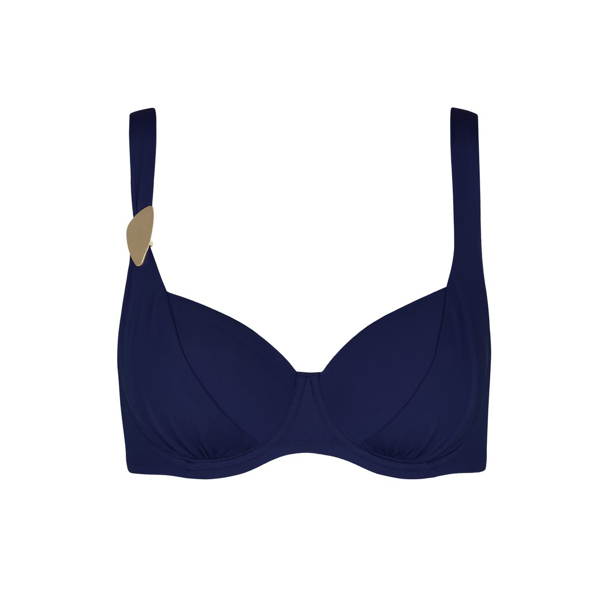 Haut maillot de bain armaturé Okinawa bleu, LISCA