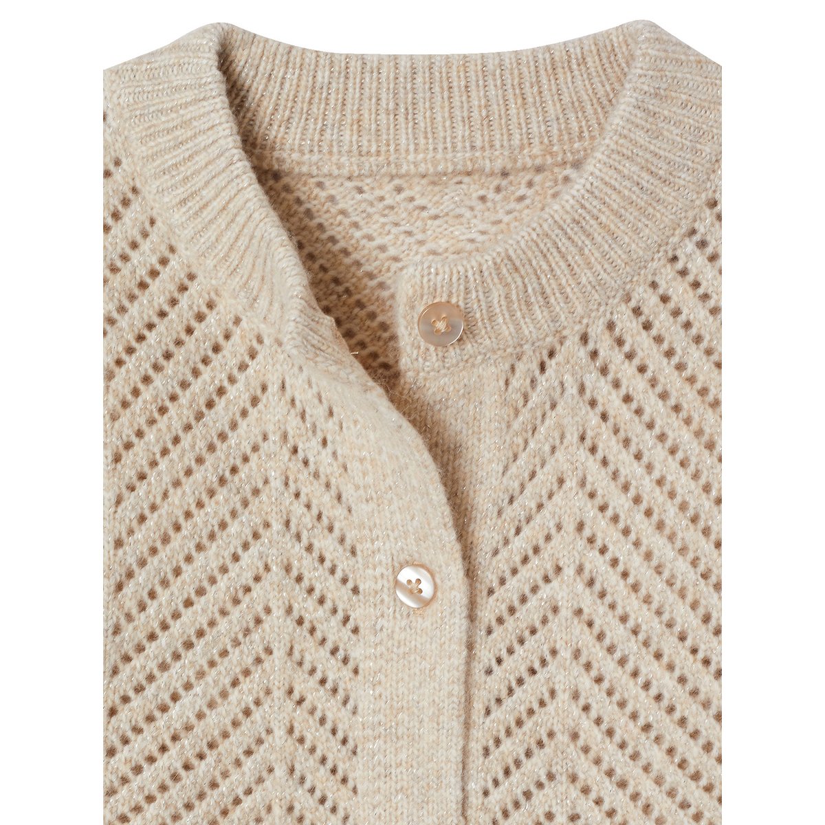 Gilet manches longues beige, VERTBAUDET