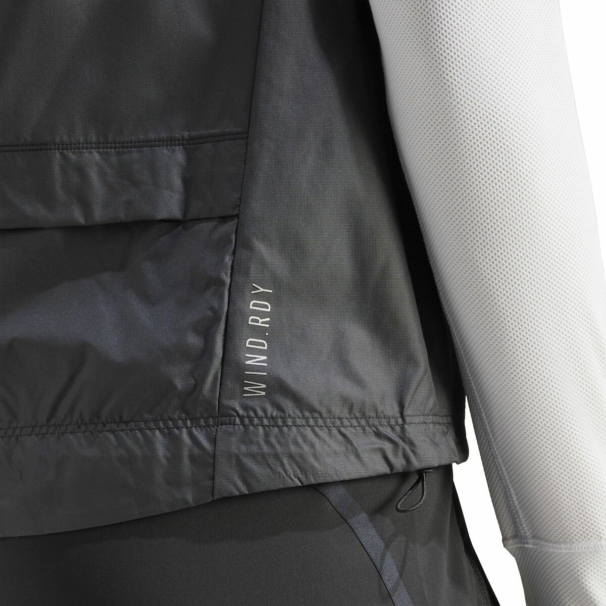 Veste sans manches de running noir, adidas Performance