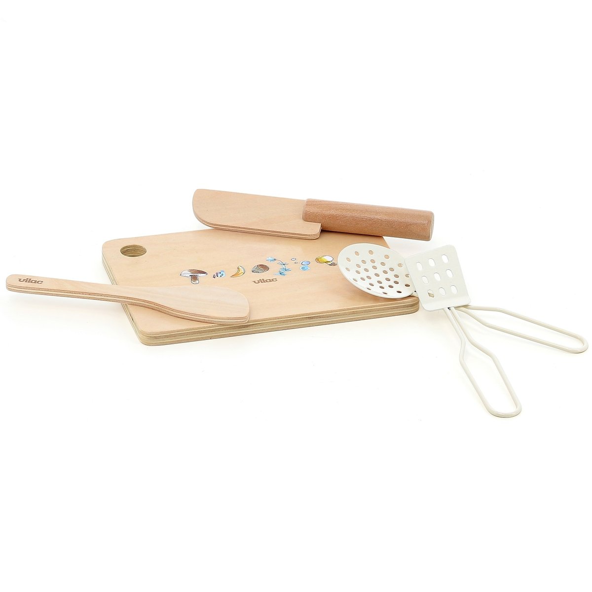 Set d'ustensiles de cuisine beige, VILAC