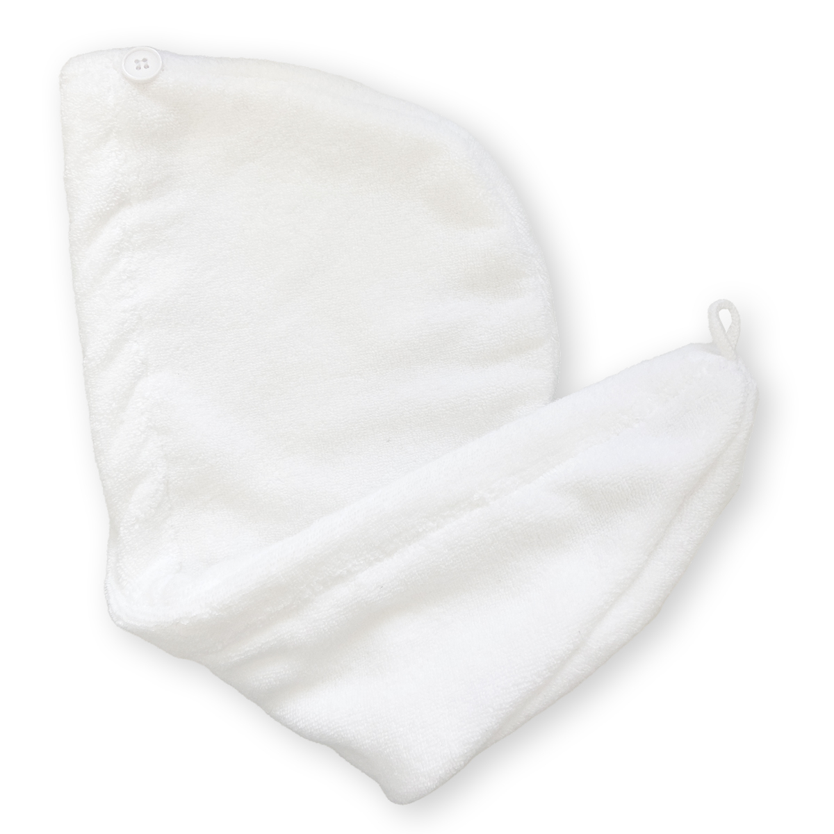 Eponge Cheveux en coton 500g/m² - ZERO TWIST blanc, TRADITION DES VOSGES