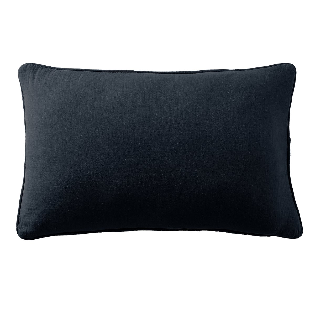 Coussin rectangulaire déhoussable 40x60 cm Gaze de Coton Terra Minuit minuit, EDEN