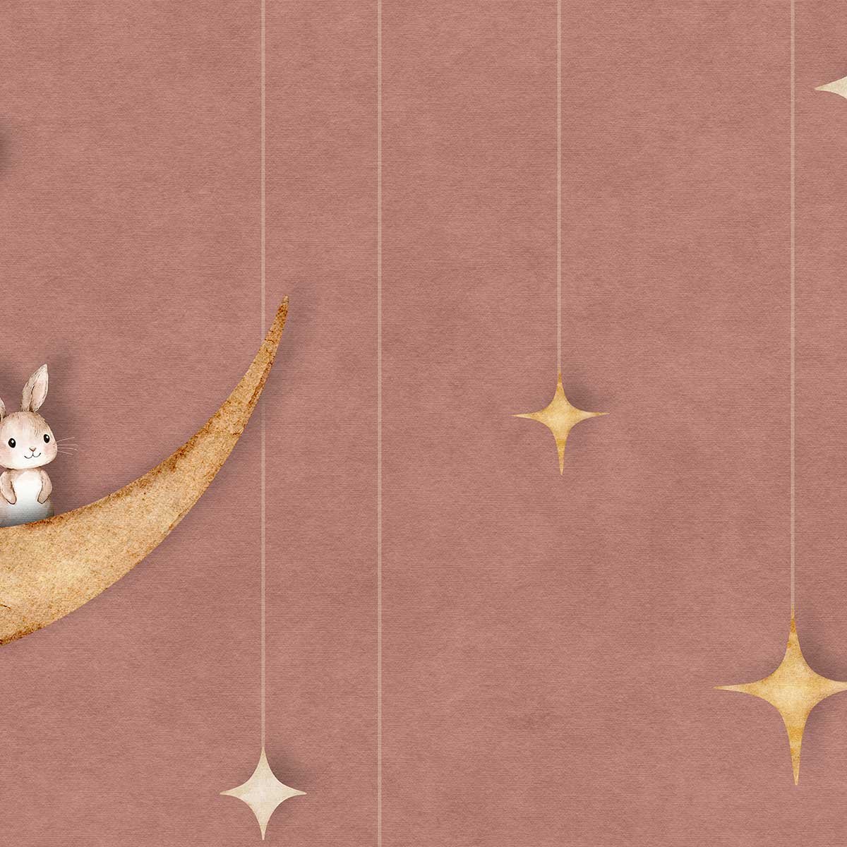 Papier peint L'Ours et la Lune d'Or autres, HEXOA