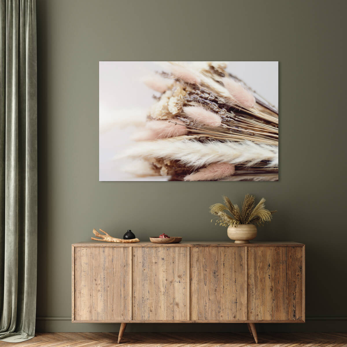 Tableau Mural Bouquet Romantique CHARME ROMANTIQUE tableau en verre synthétique, CEANOTHE