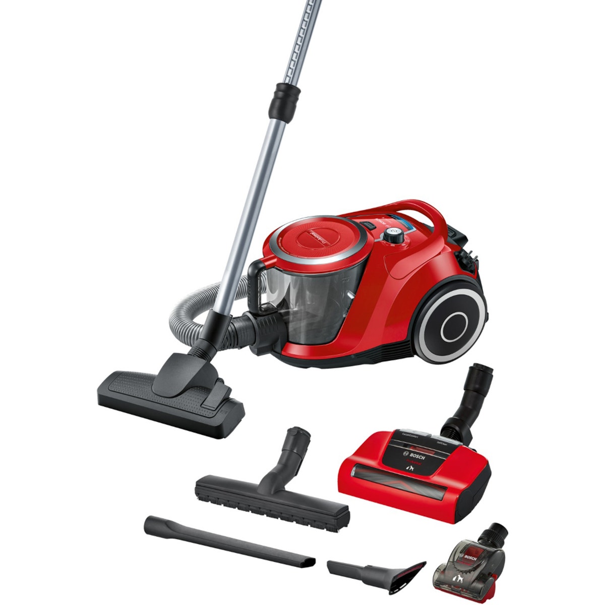 Aspirateur sans sac GS41 pro animal BGS41PET1 rouge, BOSCH