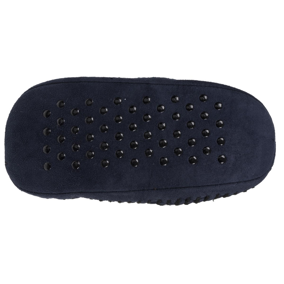 Chaussettes d'intérieur maille jacquard, picots antidérapants bleu, ISOTONER