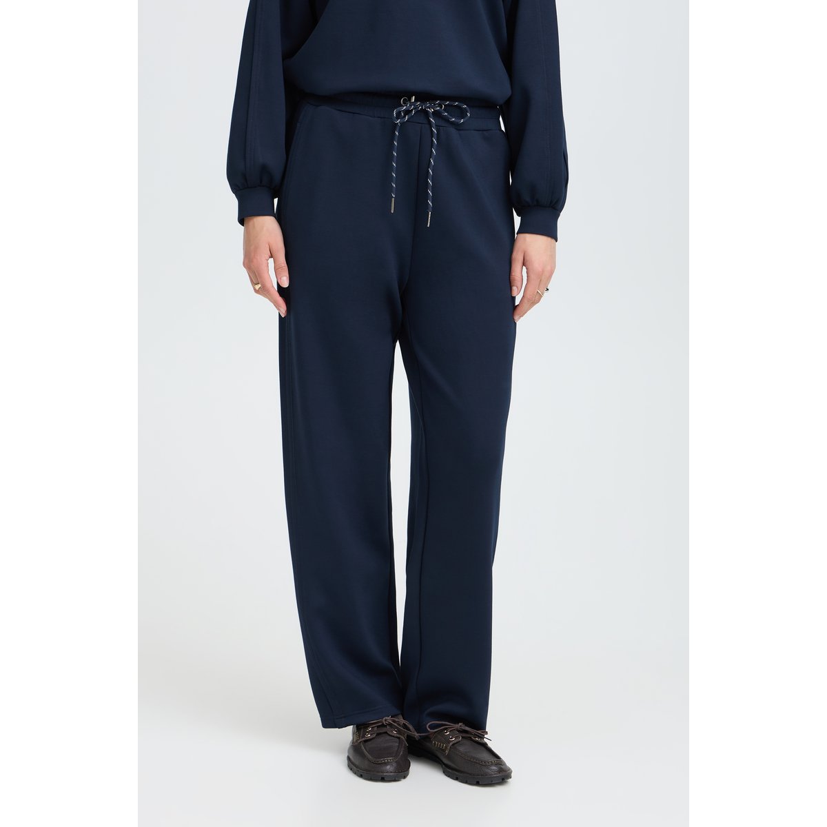 Pantalon de jogger évasé dark sapphire, B.YOUNG