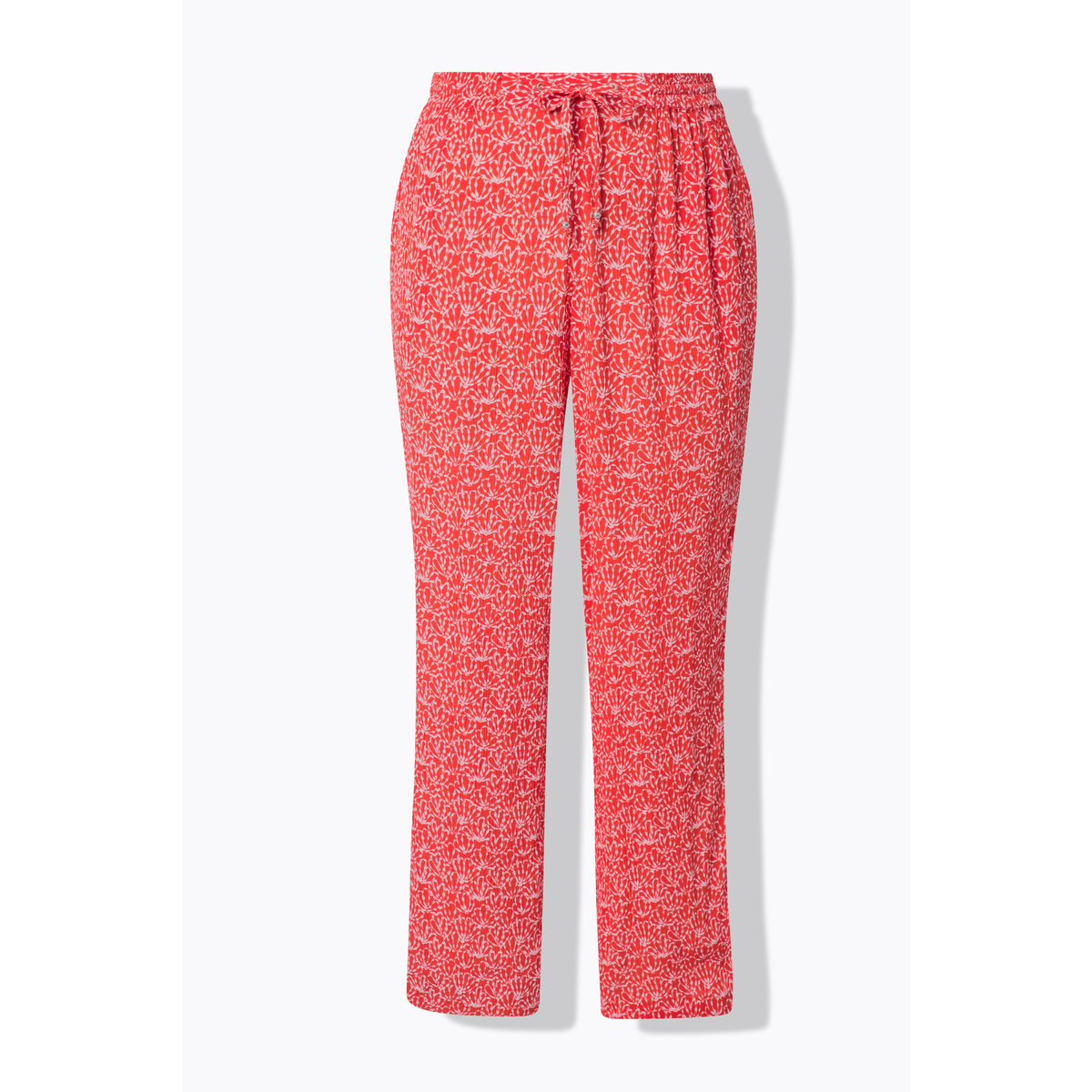 Pantalon Rose en crêpe corail, ULLA POPKEN
