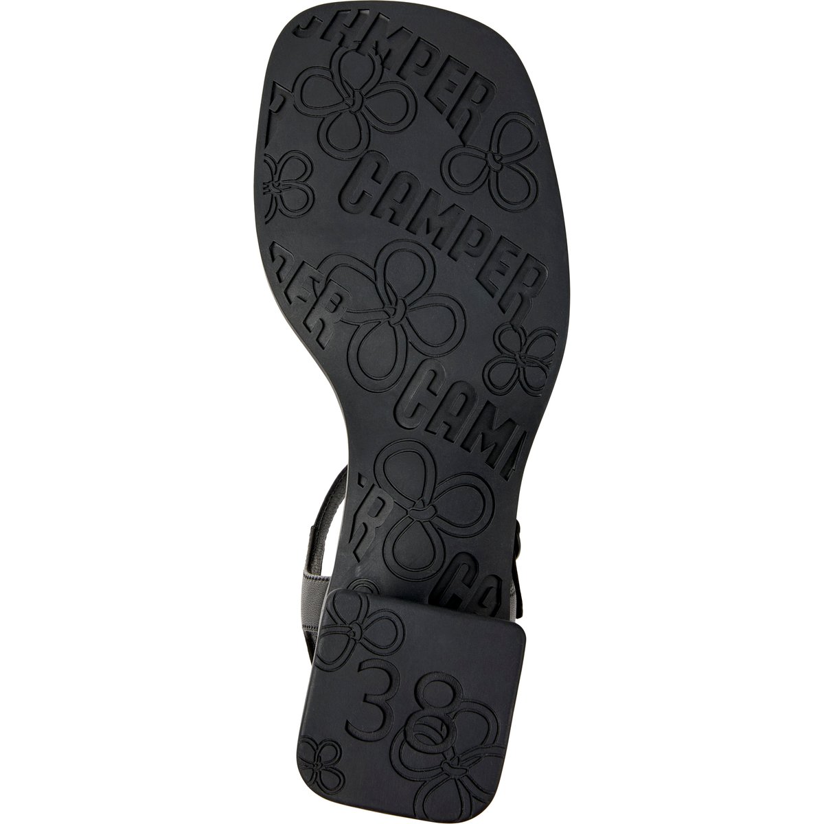 Sandales Cuir daim KORA SANDAL noir, CAMPER