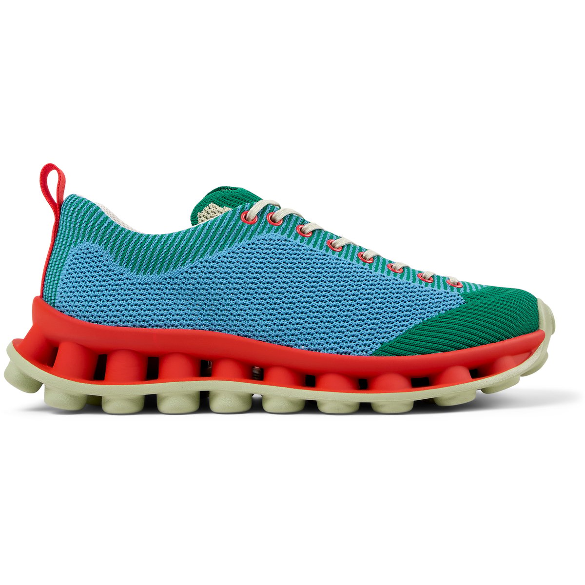 Baskets Cuir PELOTISSIMA BY SUNNEI bleu vert, CAMPER