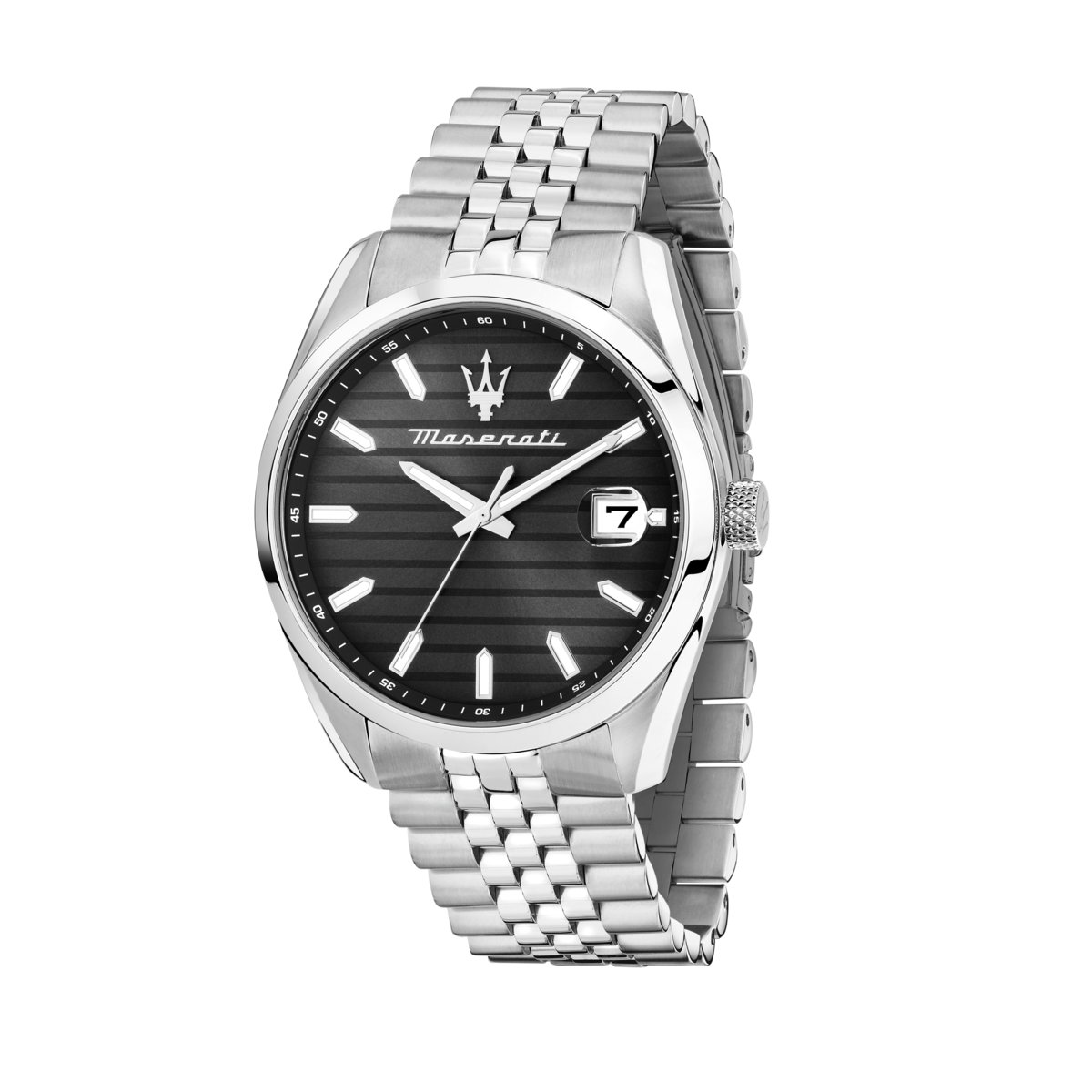 Montre Analogique ATTRAZIONE argenté noir argenté, MASERATI