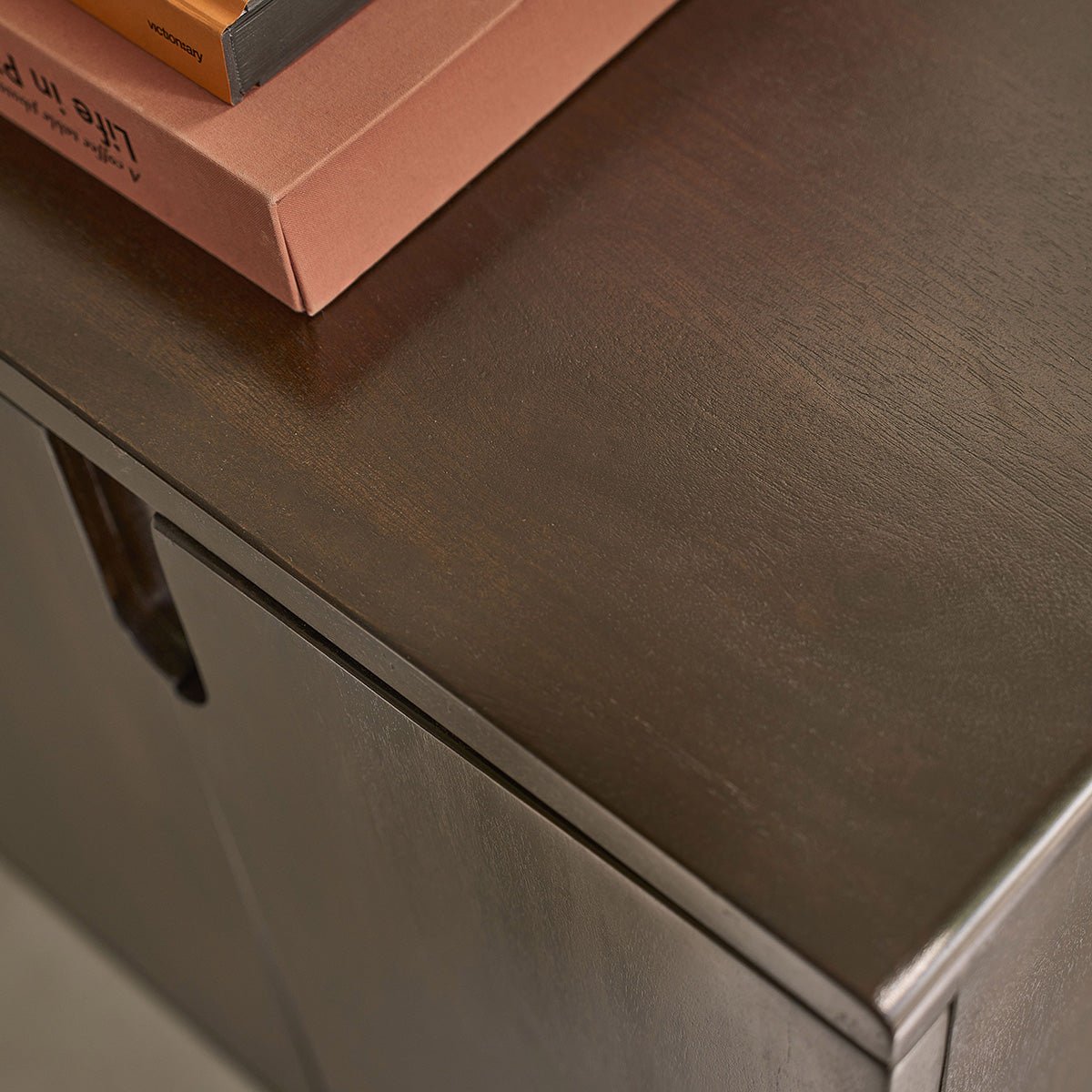 Buffet 4 portes, 3 tiroirs en manguier massif 180 cm LAZARE couleur unique, BERAH GETAH