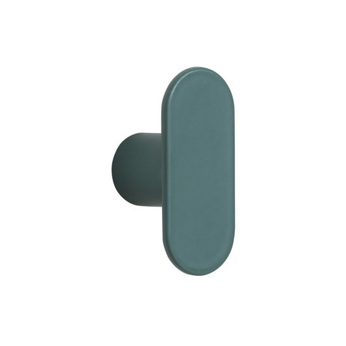 Patère murale design métal PICCOLO vert, HUBSCH
