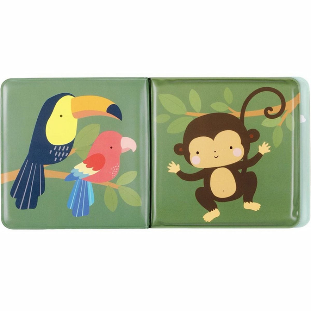 Livre de bain pour enfants vert, A LITTLE LOVELY COMPANY