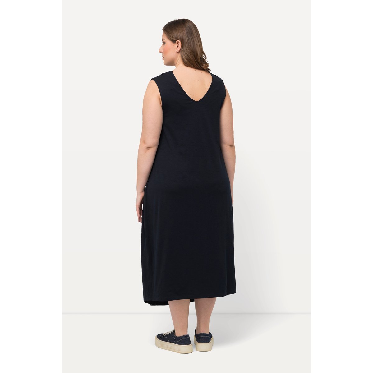 Robe de grossesse en jersey sans manches marine, ULLA POPKEN