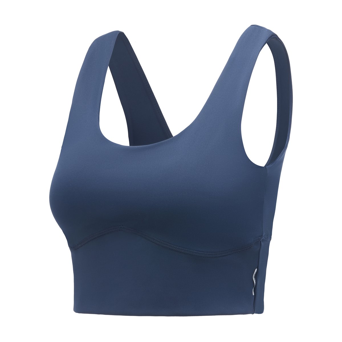 Brassière de sport cintrée et unie REFRESH bleu marine, DARE 2B