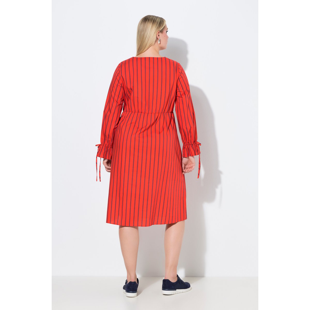 Robe rayée corail, ULLA POPKEN