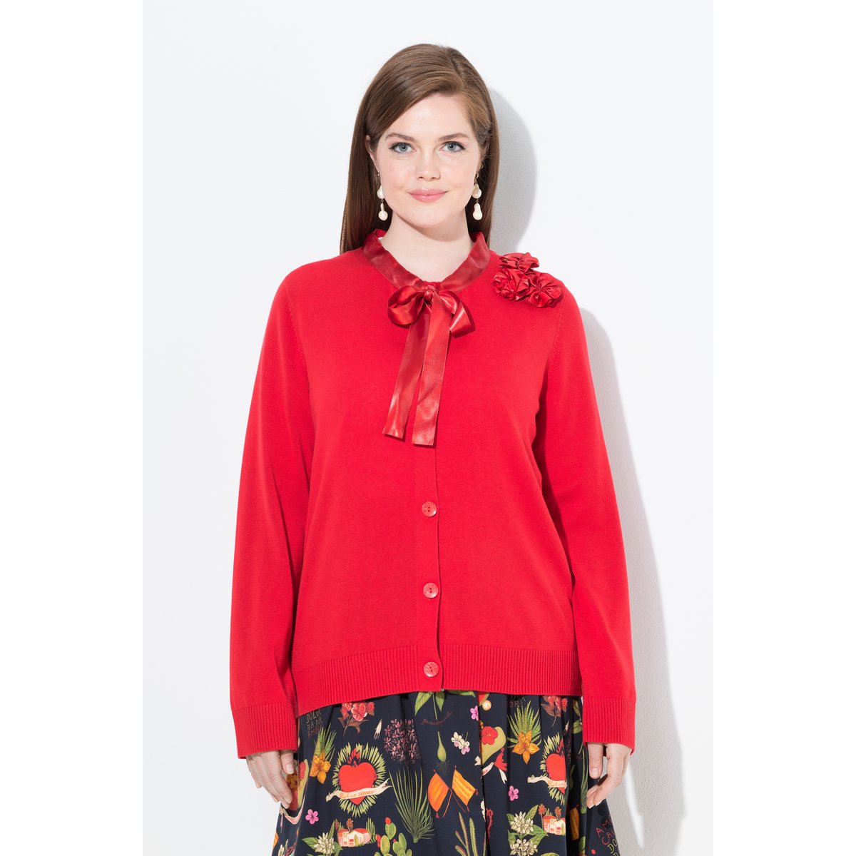 Cardigan col rond et manches longues salsa, ULLA POPKEN