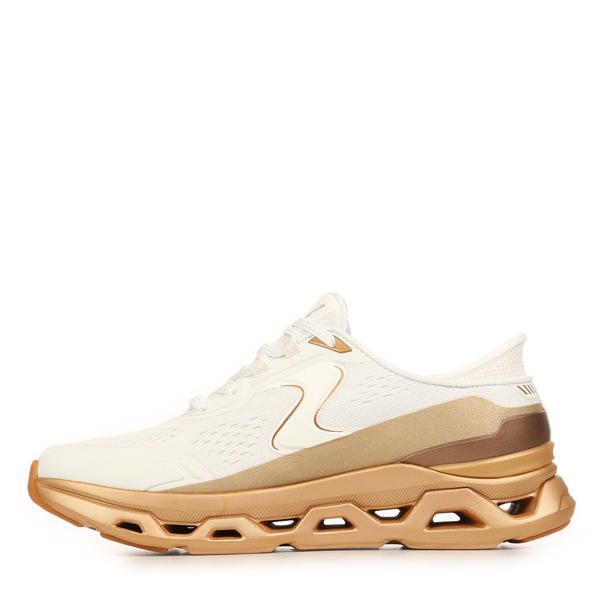 Baskets GLIDE STEP ALTUS STARLIGHTT SHINE white gold, SKECHERS