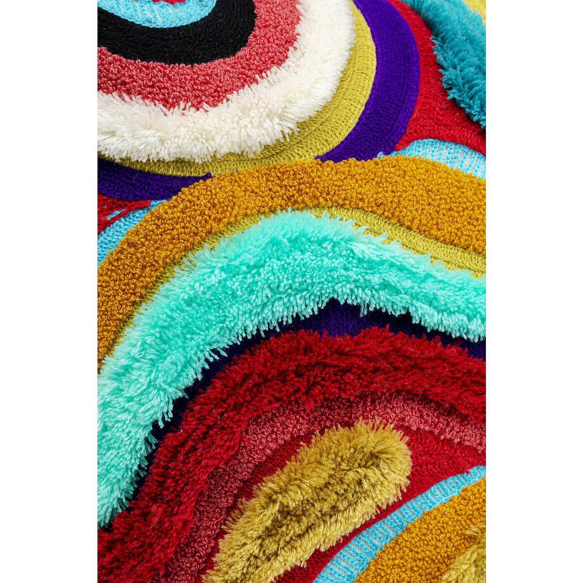 Coussin Waves multi 45x45cm multicolore, KARE DESIGN
