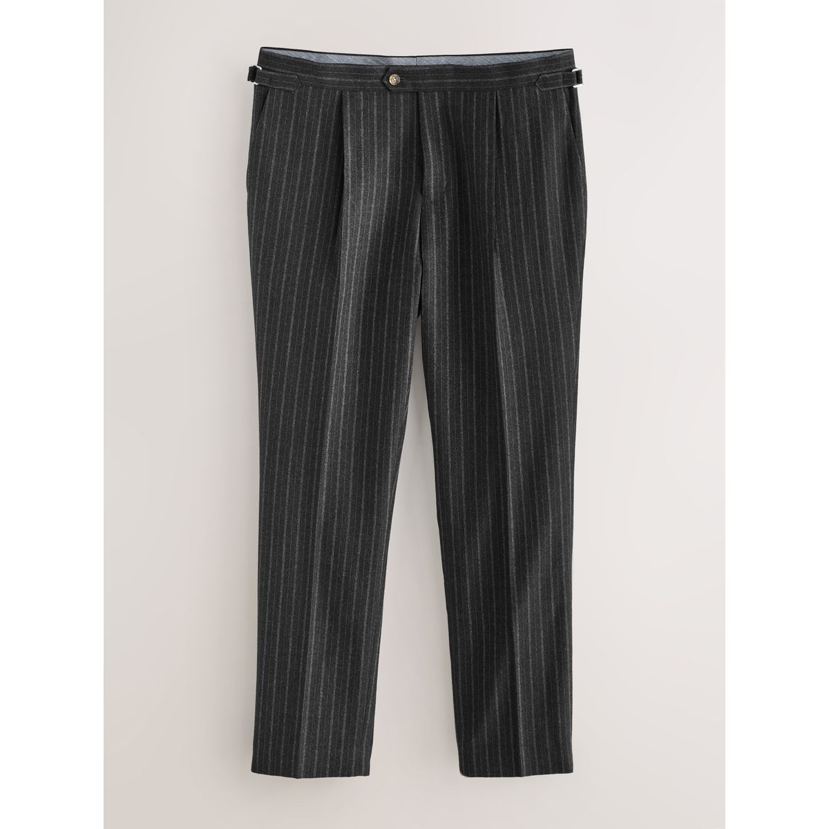 Pantalon de costume à rayures Signature gris anthracite, NEXT