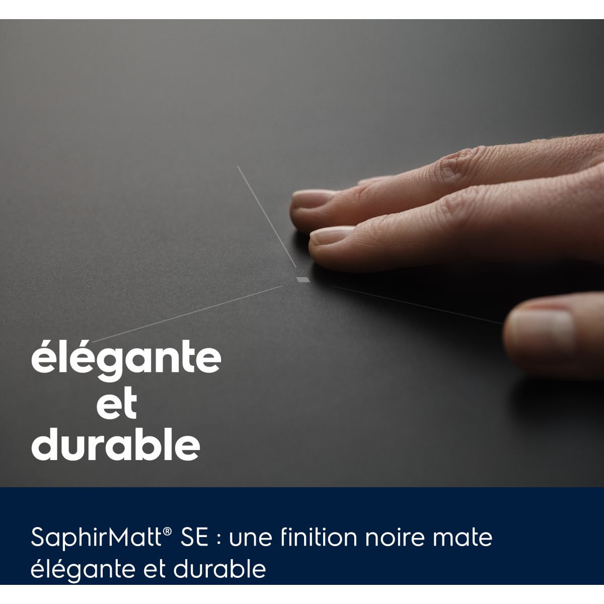 Plaque induction EIV63443CT SaphirMatt SE- Anti-rayures et Zone Flex couleur unique, ELECTROLUX