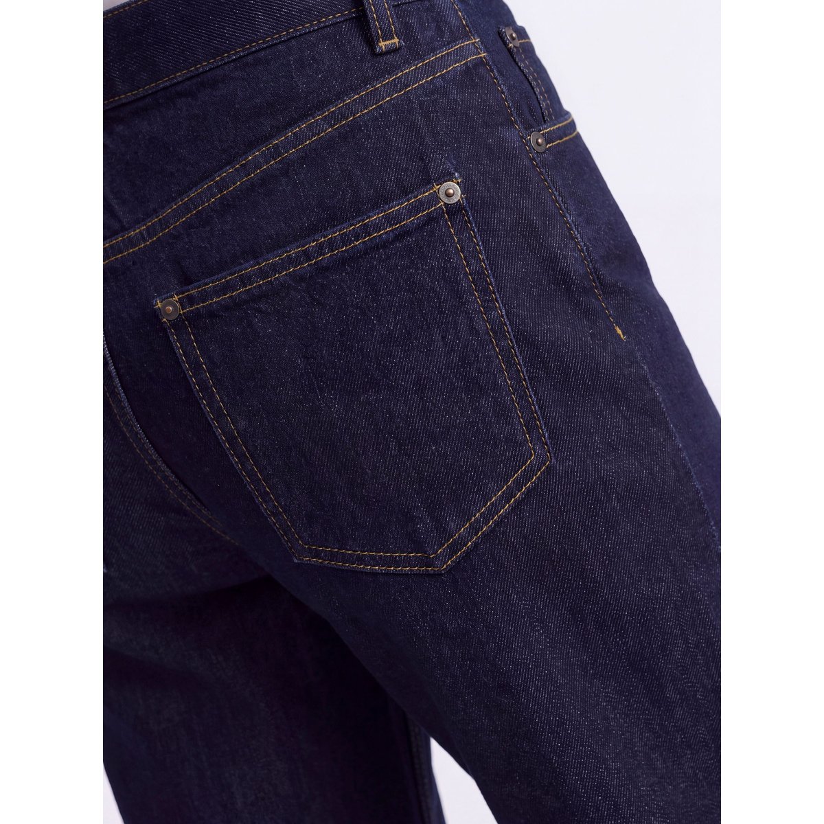 Jean À Jambe Large dark blue denim 1, ONLY