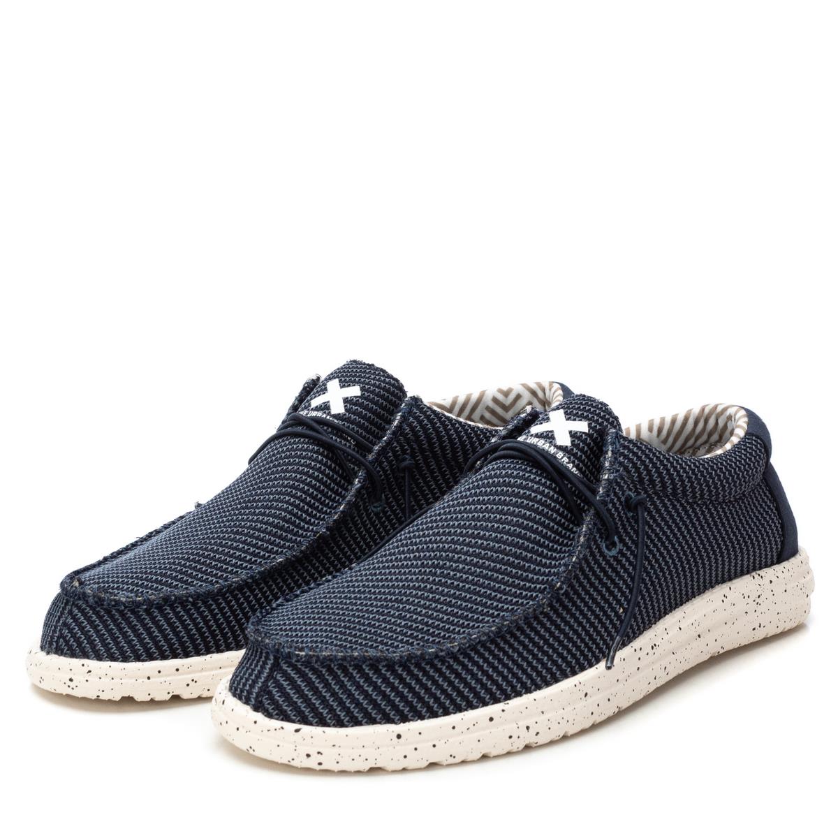 Baskets Nautique Plaine Décontractée Lacets bleu marine, XTI