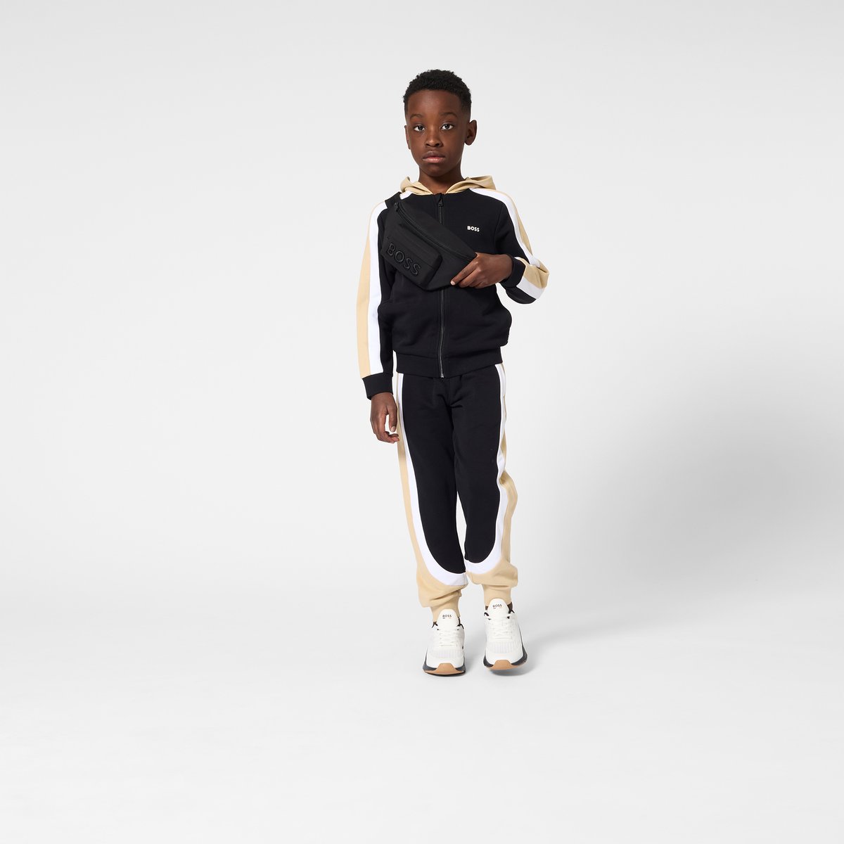 Sac banane black, BOSS KIDSWEAR