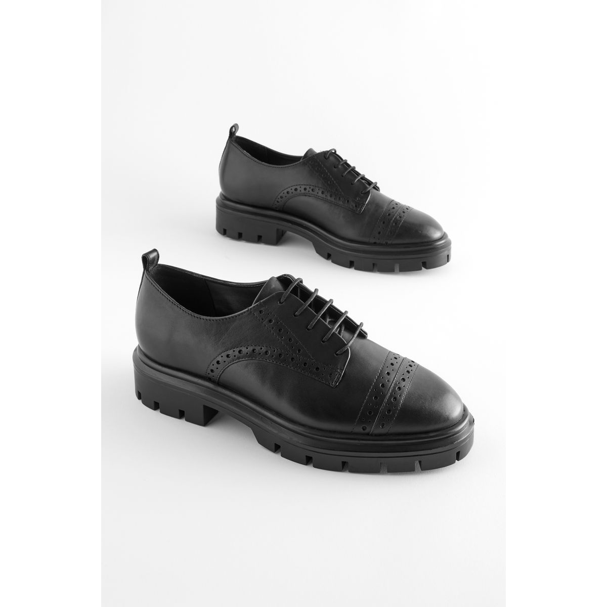 Chaussures richelieu à lacets noir, NEXT