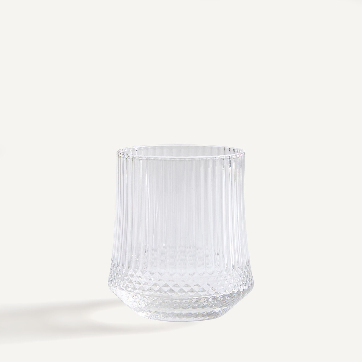 Lot de 6 verres à eau, en verre ciselé, ALUR transparent, AM.PM