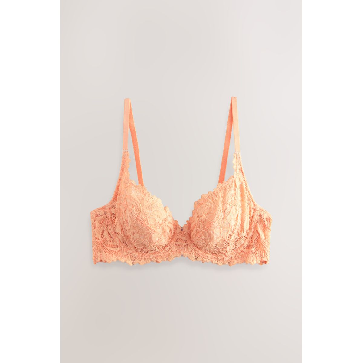 Soutien-gorge en dentelle ultra confort orange, NEXT