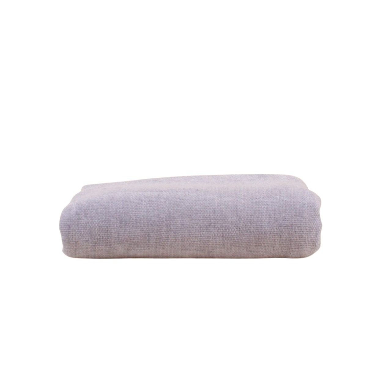 Plaid tissu chenille 130x170cm gris, ORNAMI
