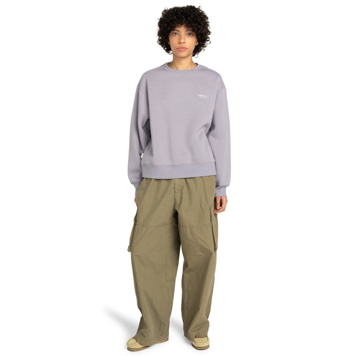 Sweat ELEMENT CO CR W gris minimal gray, ELEMENT