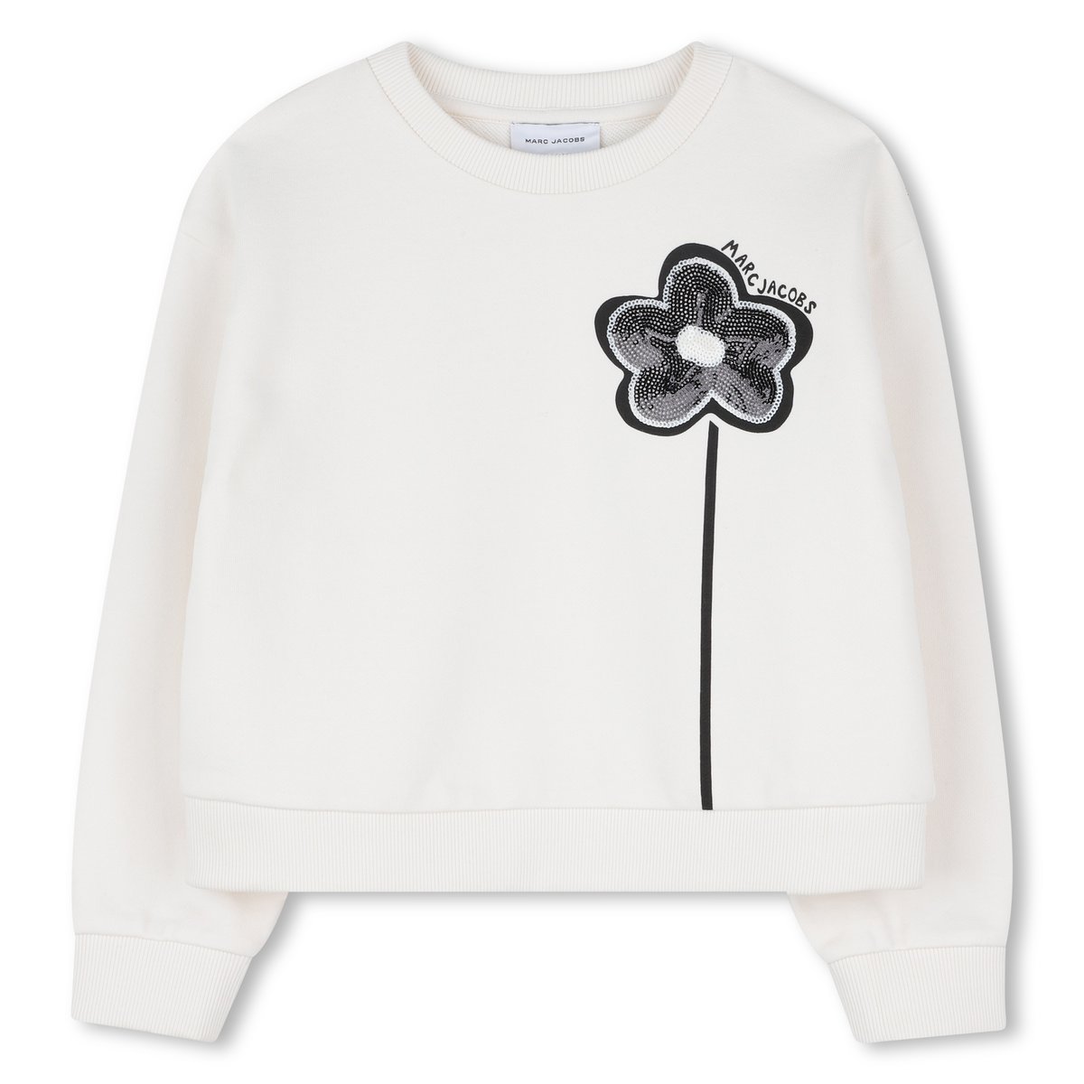 Sweat en molleton ivoire pastel, MARC JACOBS