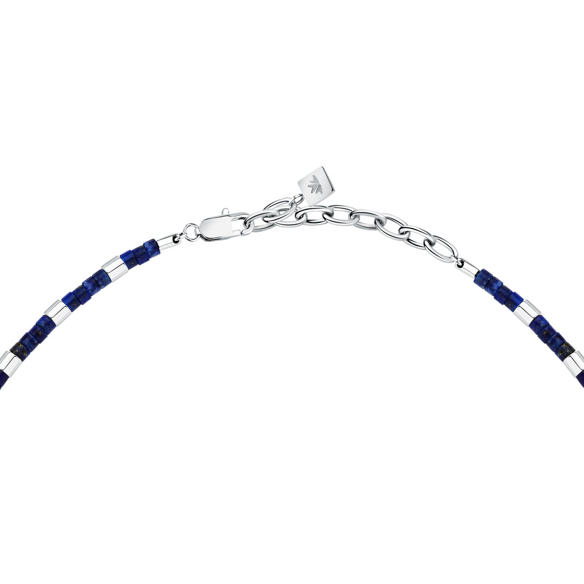 Collier en acier, cristaux, ipg PIETRE argent, bleu, MORELLATO