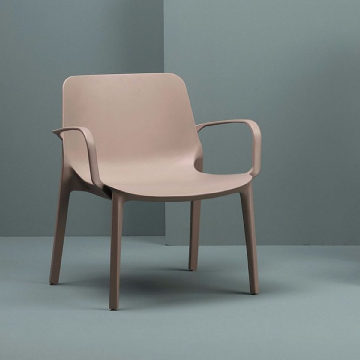 Fauteuil design, GINEVRA blanc, SCAB DESIGN