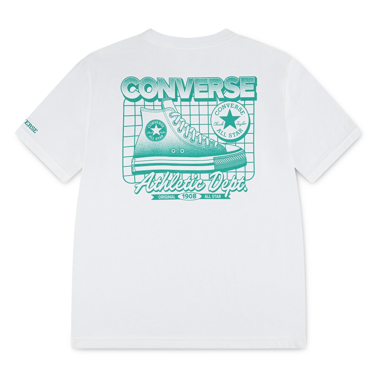 T-shirt manches courtes blanc, CONVERSE
