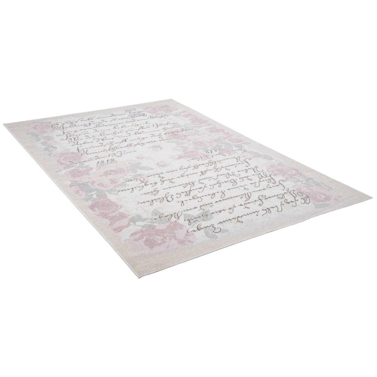 Tapis floral - FLOMI PARIS rose, THEKO
