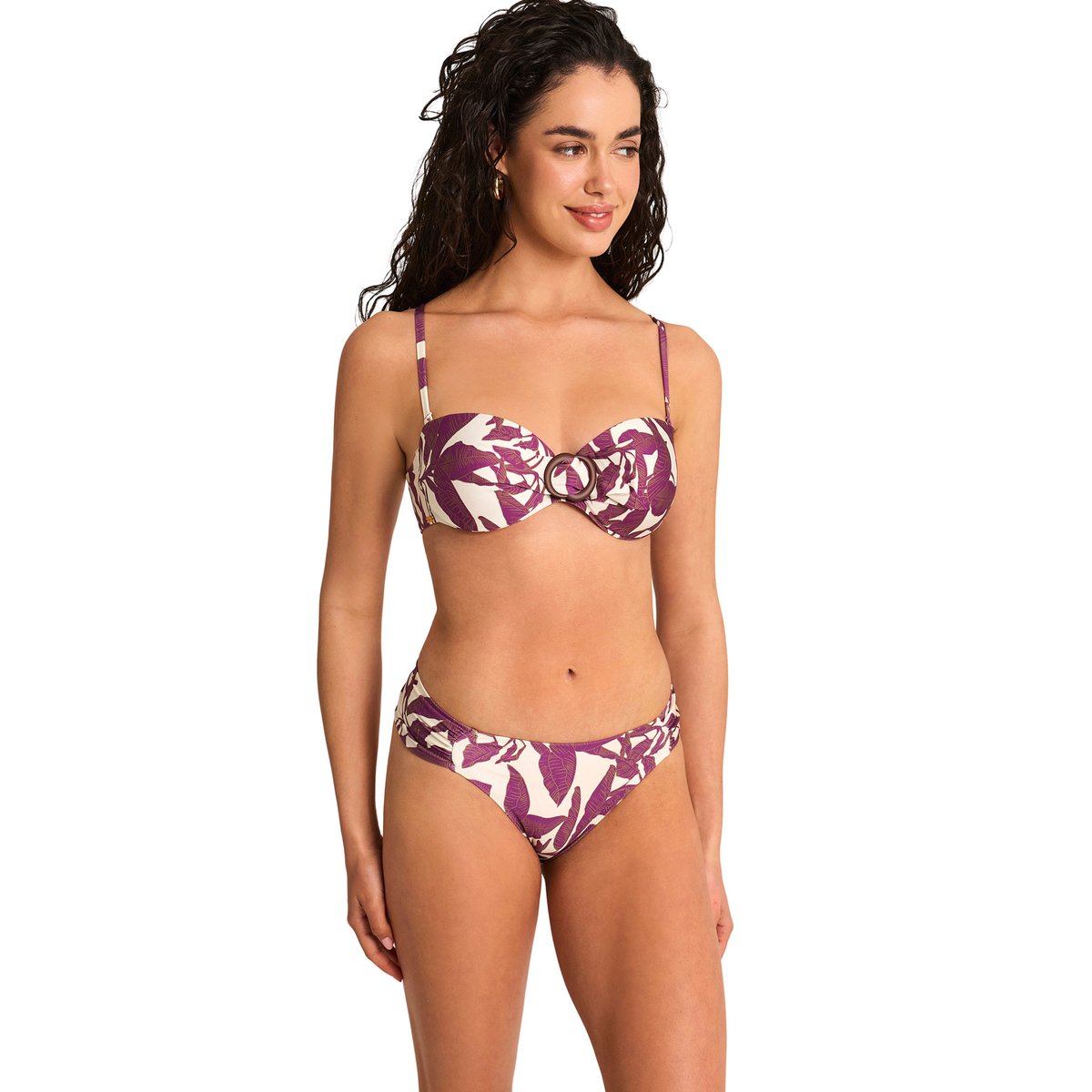Haut maillot de bain bandeau SALVIA blanc, SELMARK MARE