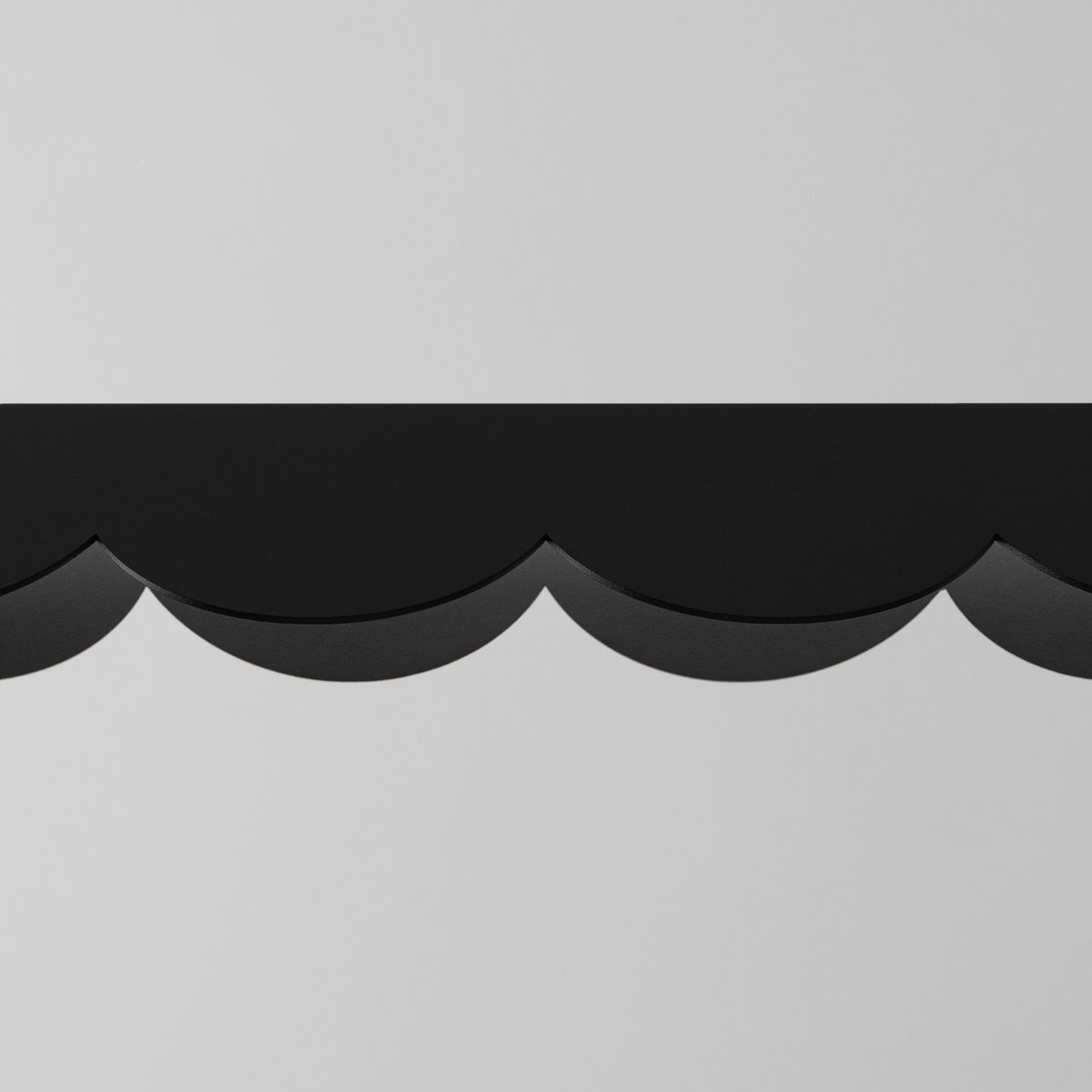 Suspension Aluminium Noir LED 1 Biscuit noir, EDEN